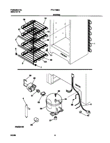 04 - System parts for Frigidaire Freezer FFU17M8GW0 from AppliancePartsPros.com