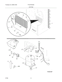 07 - System parts for Frigidaire Freezer FFU20FK0DW3 from AppliancePartsPros.com