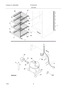 07 - System parts for Frigidaire Freezer FFU09C2CW3 from AppliancePartsPros.com