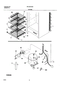 07 - System parts for Frigidaire Freezer FFU12K1CW0 from AppliancePartsPros.com