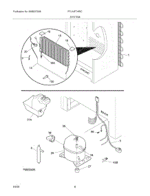 07 - System parts for Frigidaire Freezer FFU14F7HWC from AppliancePartsPros.com