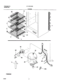 07 - System parts for Frigidaire Freezer FFU17K1CW0 from AppliancePartsPros.com