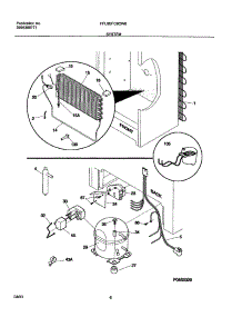 07 - System parts for Frigidaire Freezer FFU20FC6CW0 from AppliancePartsPros.com