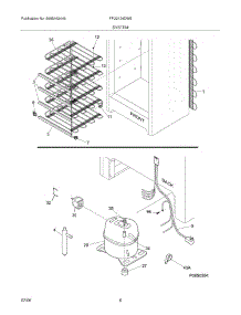 07 - System parts for Frigidaire Freezer FFU2124DW5 from AppliancePartsPros.com