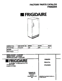 Cover parts for Frigidaire Freezer FFU21D7HW2 from AppliancePartsPros.com