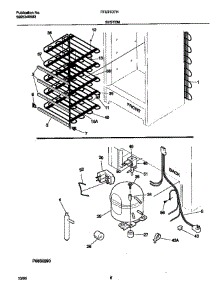 System parts for Frigidaire Freezer FFU21D7HW2 from AppliancePartsPros.com