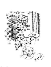 04 - System parts for Frigidaire Freezer FFU17M6AW4 from AppliancePartsPros.com