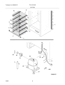 07 - System parts for Frigidaire Freezer FFU21M7HWE from AppliancePartsPros.com