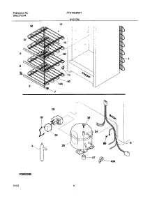 07 - System parts for Frigidaire Freezer FFU14C3AW1 from AppliancePartsPros.com