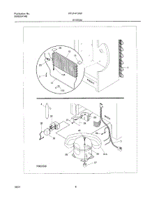 07 - System parts for Frigidaire Freezer FFU14F3AW0 from AppliancePartsPros.com