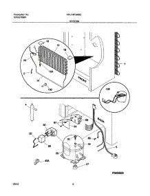 07 - System parts for Frigidaire Freezer FFU14F3AW3 from AppliancePartsPros.com