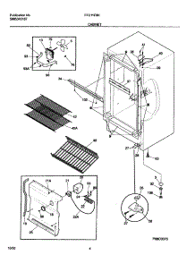 05 - Cabinet parts for Frigidaire Freezer FFU11F0HW3 from AppliancePartsPros.com