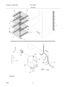 07 - System parts for Frigidaire Freezer FFU1724DW7 from AppliancePartsPros.com