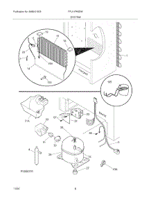 07 - System parts for Frigidaire Freezer FFU14FK0DW1 from AppliancePartsPros.com
