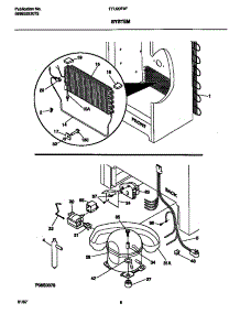 04 - System parts for Frigidaire Freezer FFU20F9FW0 from AppliancePartsPros.com