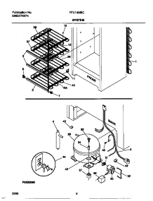 04 - System parts for Frigidaire Freezer FFU14M8CW1 from AppliancePartsPros.com