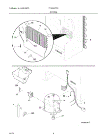 07 - System parts for Frigidaire Freezer FFU2065FW0 from AppliancePartsPros.com