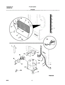 07 - System parts for Frigidaire Freezer FFU20FC6CW1 from AppliancePartsPros.com