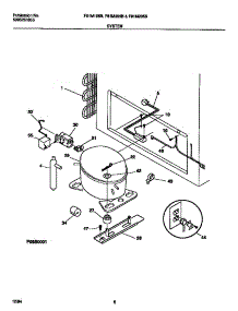 04 - System parts for Frigidaire Freezer F81M205BW0 from AppliancePartsPros.com
