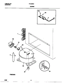 04 - System parts for Frigidaire Freezer FFC05M5CW0 from AppliancePartsPros.com