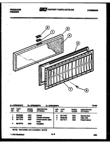 03 - Panel Parts parts for Frigidaire Freezer CFS16DW3 from AppliancePartsPros.com
