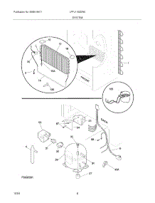 07 - System parts for Frigidaire Freezer LFFU1153DW0 from AppliancePartsPros.com