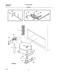 07 - System parts for Frigidaire Freezer FFC07C4AW0 from AppliancePartsPros.com