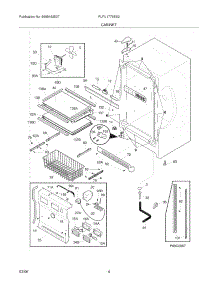 05 - Cabinet parts for Frigidaire Freezer PLFU1778ES2 from AppliancePartsPros.com