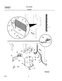 07 - System parts for Frigidaire Freezer FFU14FC2CW1 from AppliancePartsPros.com