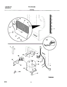 07 - System parts for Frigidaire Freezer FFU14FC6CB0 from AppliancePartsPros.com