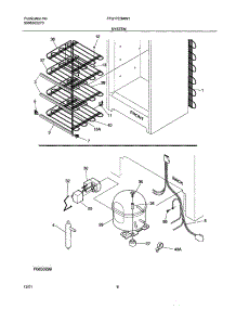 07 - System parts for Frigidaire Freezer FFU17C3AW1 from AppliancePartsPros.com