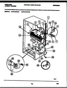 05 - System And Automatic Defrost Parts parts for Frigidaire Freezer FFU16F6AW2 from AppliancePartsPros.com