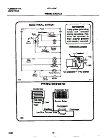 05 - Wiring Diagram parts for Frigidaire Freezer FFU16F9CW1 from AppliancePartsPros.com