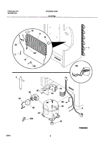 07 - System parts for Frigidaire Freezer FFU20FK1CW0 from AppliancePartsPros.com