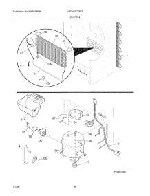07 - System parts for Frigidaire Freezer LFFH1767DW3 from AppliancePartsPros.com