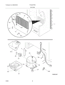 07 - System parts for Frigidaire Freezer FFU2067FW0 from AppliancePartsPros.com