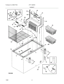 05 - Cabinet parts for Frigidaire Freezer LFFC1466DW4 from AppliancePartsPros.com