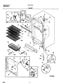 05 - Cabinet parts for Frigidaire Freezer FFU17F9HW2 from AppliancePartsPros.com