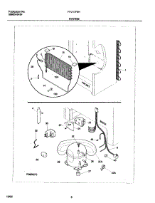 07 - System parts for Frigidaire Freezer FFU17F9HW2 from AppliancePartsPros.com