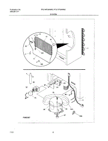 07 - System parts for Frigidaire Freezer FFU17FG4AW0 from AppliancePartsPros.com