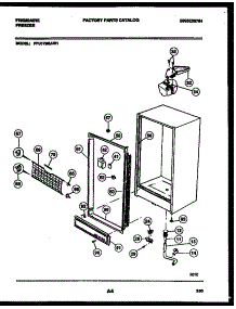 03 - Cabinet Parts parts for Frigidaire Freezer FFU17M6AW1 from AppliancePartsPros.com