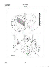 07 - System parts for Frigidaire Freezer FFU17F9GW5 from AppliancePartsPros.com
