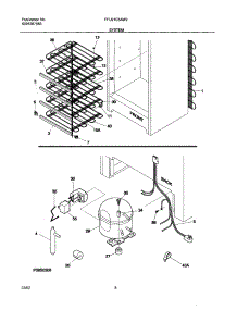 07 - System parts for Frigidaire Freezer FFU21C5AW2 from AppliancePartsPros.com