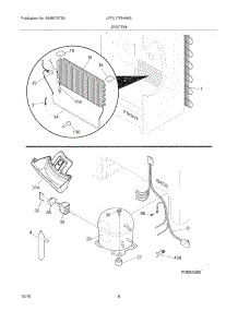 07 - System parts for Frigidaire Freezer LFFU17F5HWG from AppliancePartsPros.com