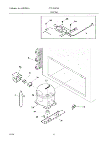 07 - System parts for Frigidaire Freezer FFC13K0DW0 from AppliancePartsPros.com