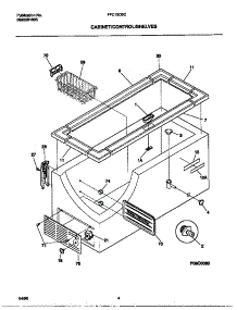 03 - Cabinet / Controls / Shelves parts for Frigidaire Freezer FFC15D9CW1 from AppliancePartsPros.com