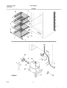 07 - System parts for Frigidaire Freezer MFU14M2GW4 from AppliancePartsPros.com