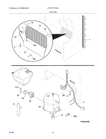 07 - System parts for Frigidaire Freezer LFFH17F7HWC from AppliancePartsPros.com