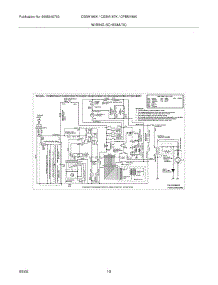 10 - Wiring Schematic parts for Frigidaire Microwave CGBM185KBA from AppliancePartsPros.com