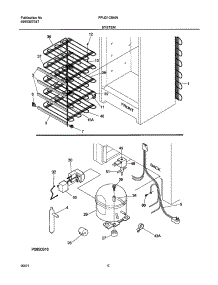 07 - System parts for Frigidaire Freezer FFU21C5AW0 from AppliancePartsPros.com